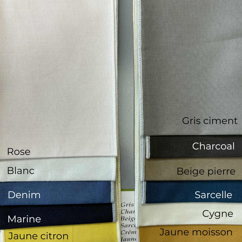 Draps percale poly-coton 200 Fils fait au Québec