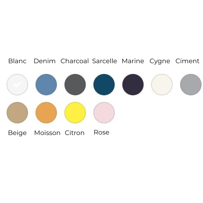 Taie d’oreiller percale poly-coton 200 Fils