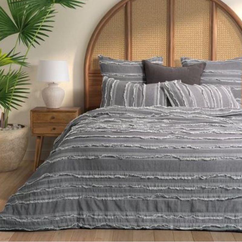 housse de couette Relax gris brunelli