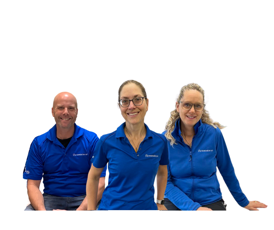 equipe au marche du lit Patrick Janie et Marie-Claude