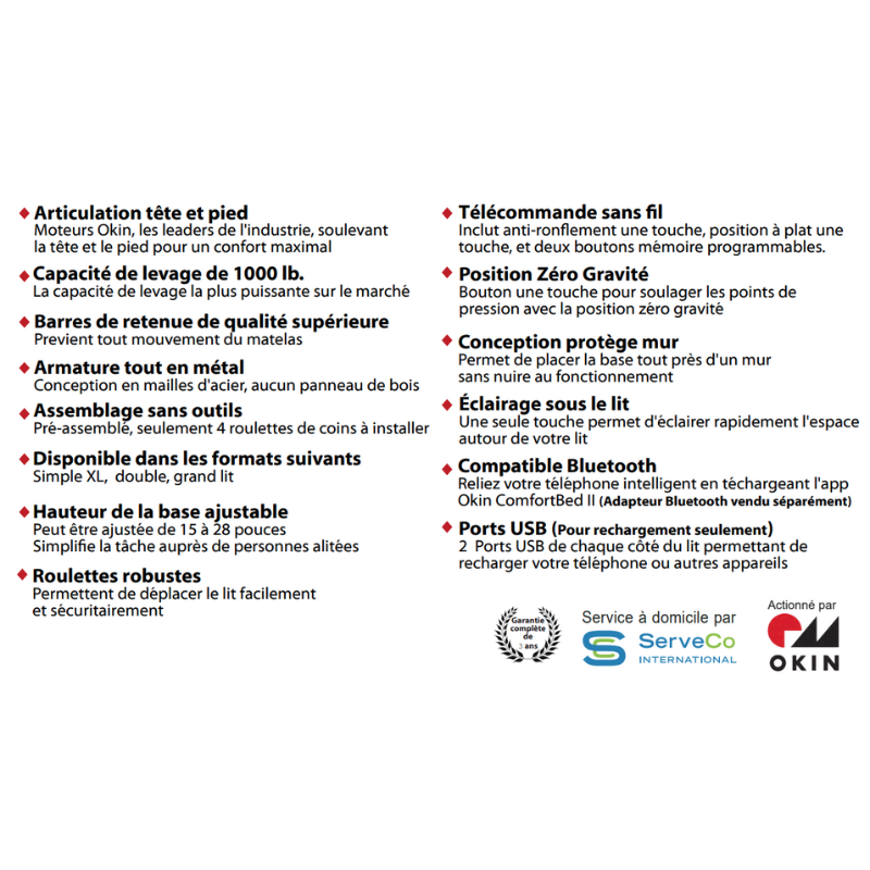 fiche informative lit ajustable hi lo