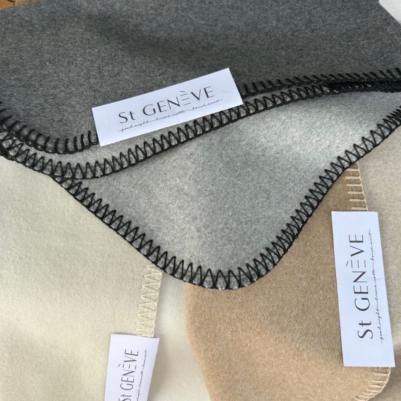 Couverture Patrizia 100% coton St-Geneve